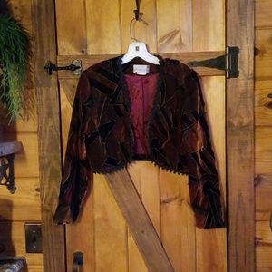 Petite Velour Jacket